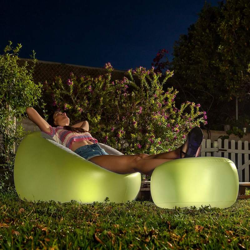 Inflatable armchair with LED lighting eStore