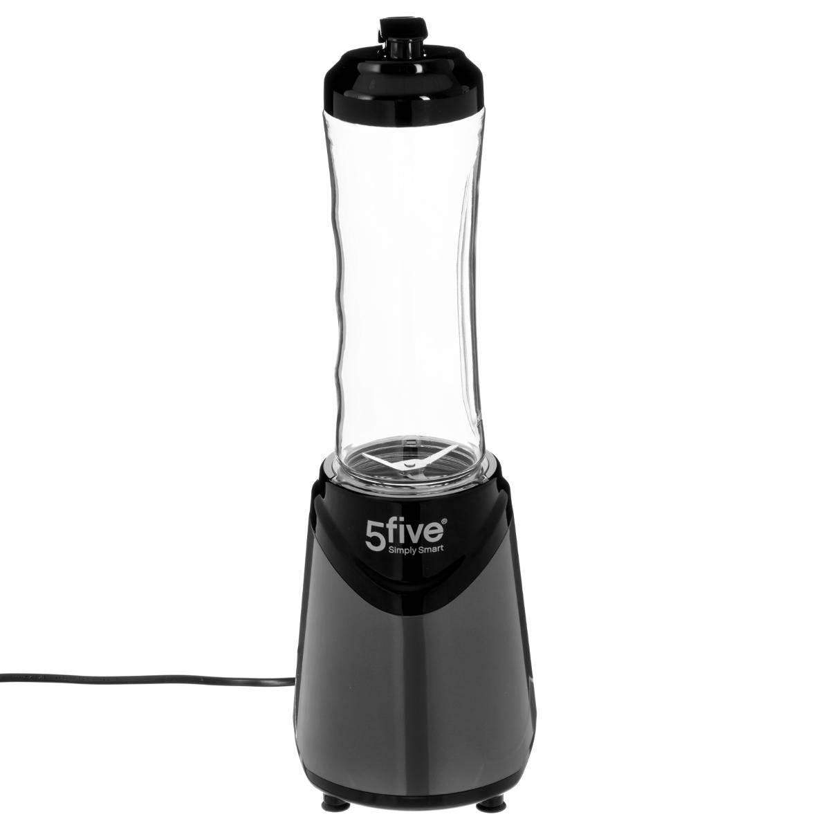 Kompakt blender med flaske - mørkegrå