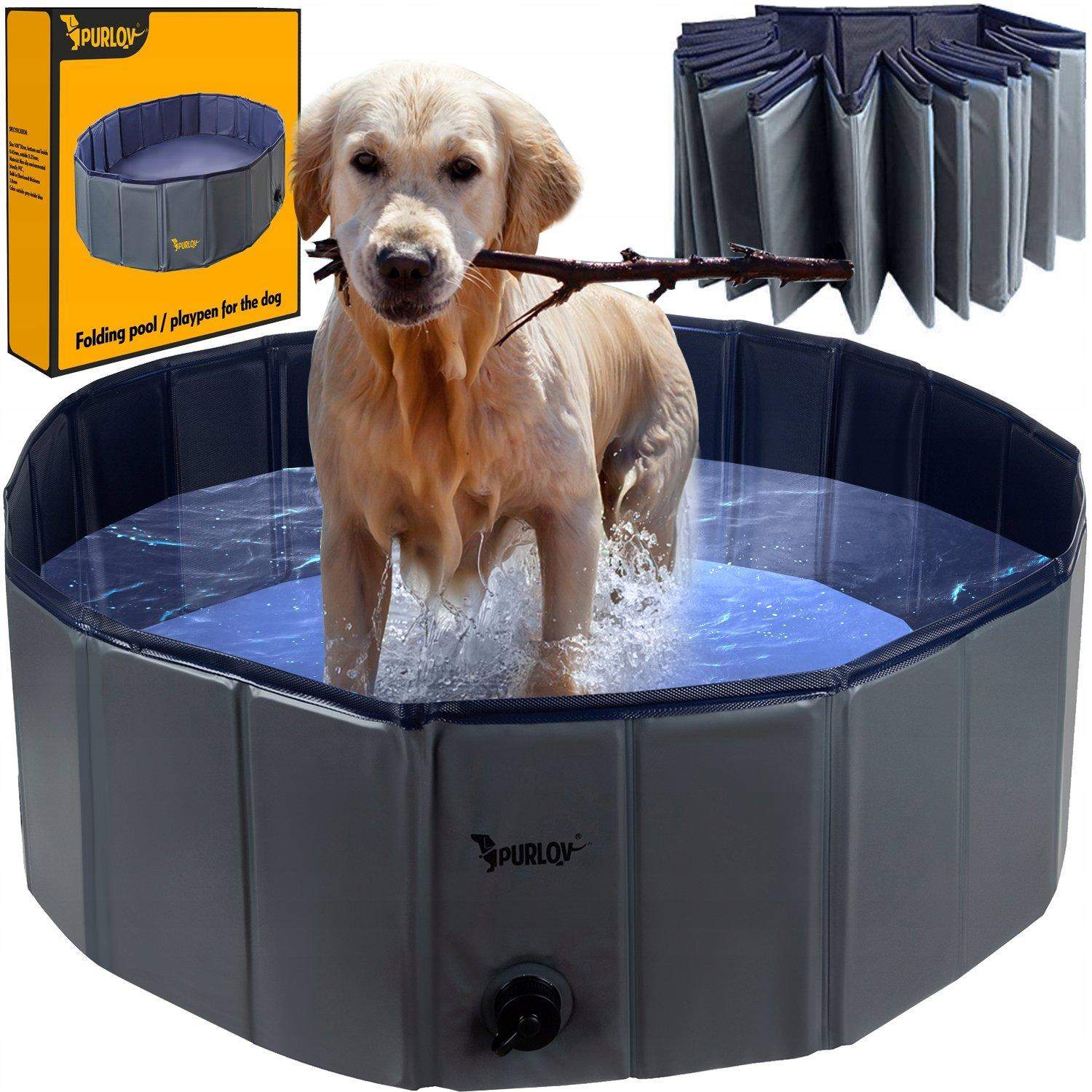 Hopfällbar Pool för Hund - 100 x 30 cm | Leksaker & Spel - Leksaker - Bad- & Vattenlek - Barnpool | Pryloteket