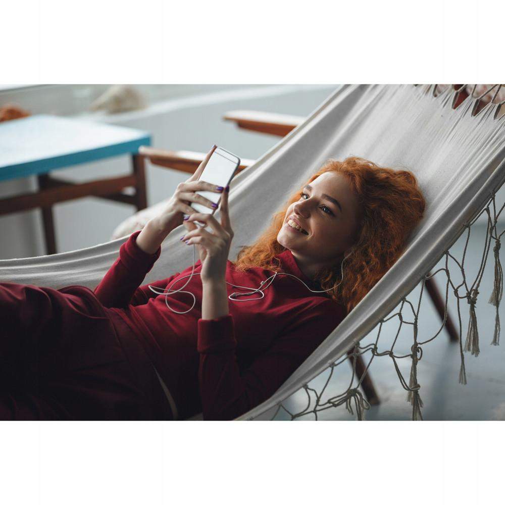 Stor Hængekøje med Ramme 200 x 100 cm Komfortabel og Sikker Afslapning