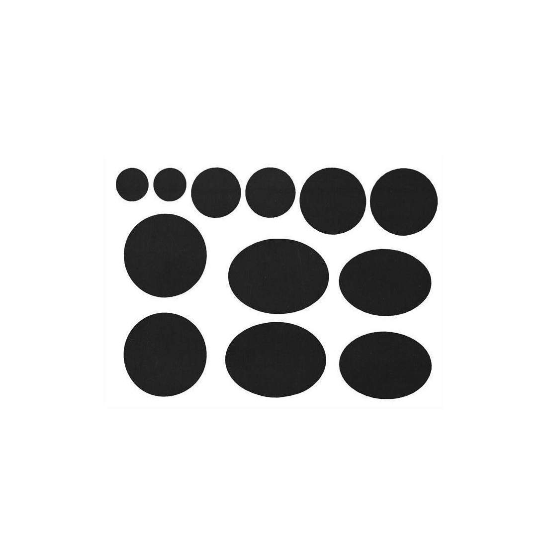 Lagningslappar för Ytterplagg - Svart - 12 st | Hem & Hobby - Hem & Hushåll - Övrigt | Pryloteket