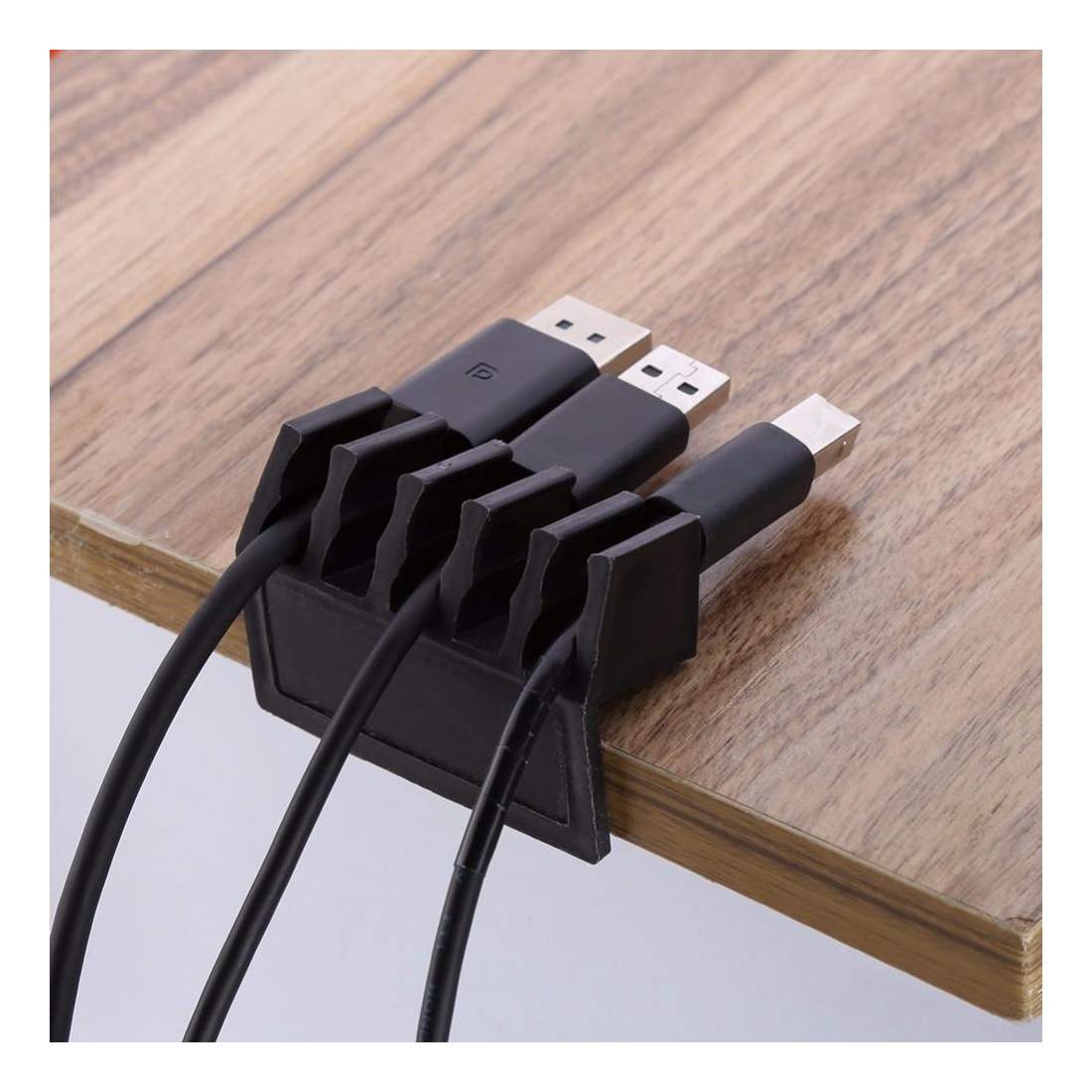 Kabelorganiserare - Svart - 5 Kablar | Elektronik - Kablar & Adaptrar - Övrigt | Pryloteket