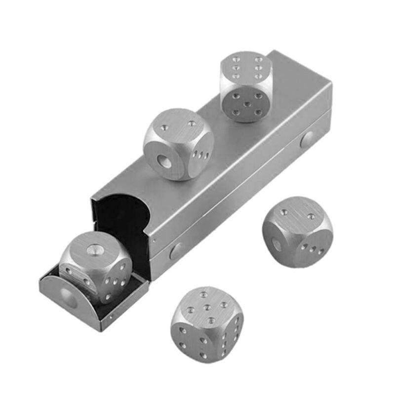 Whisky sten i form af terninger - sølv - 5 stk