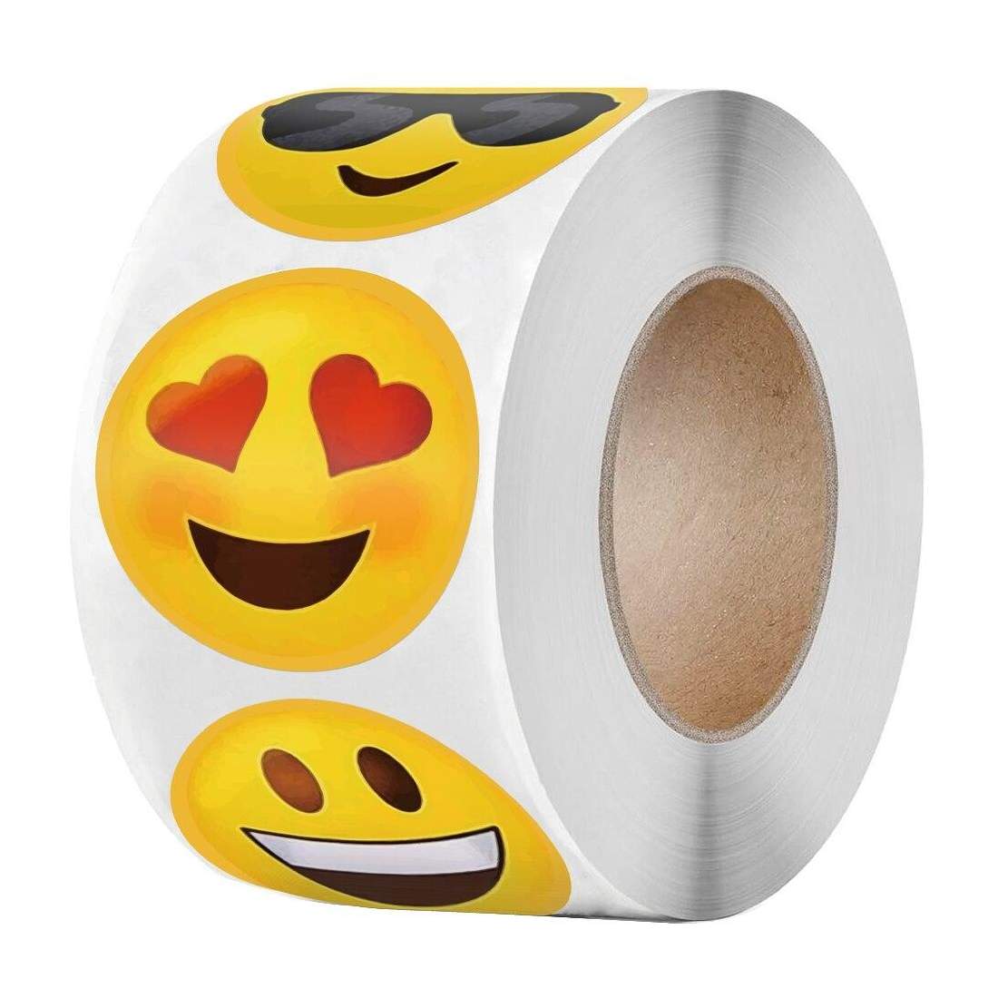 Klistermärken - Smileys - 500 st - Rulle | Leksaker & Spel - Leksaker - Rittillbehör & Pyssel - Klistermärken | Pryloteket