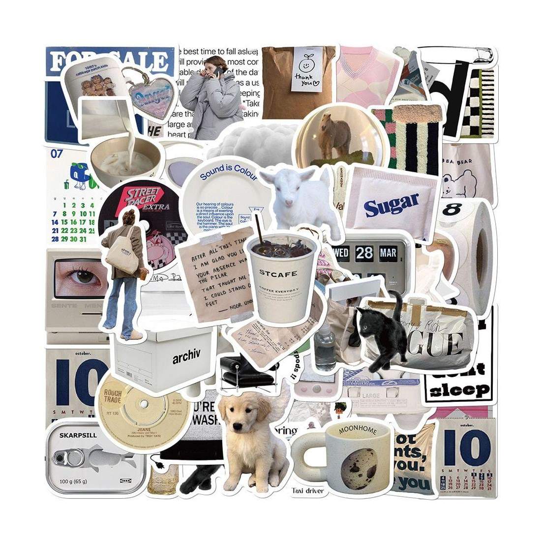 Klistermärken - Olika Motiv - 50 st | Leksaker & Spel - Leksaker - Rittillbehör & Pyssel - Klistermärken | Pryloteket