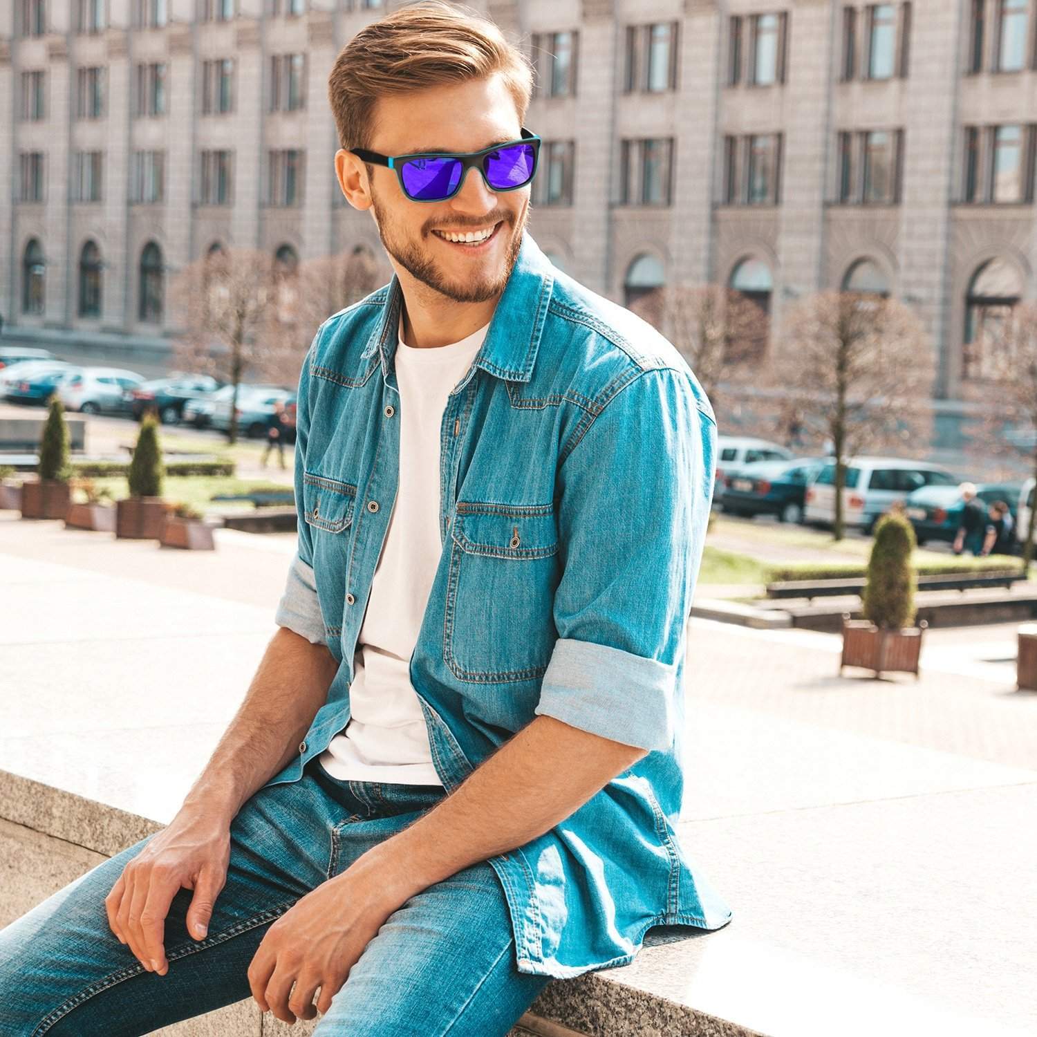 Polariserede Solbriller med UV 400 Beskyttelse Stilfulde og Komfortable