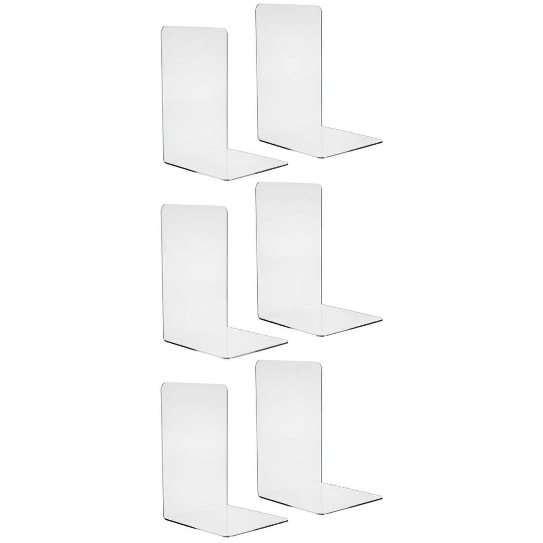 Bokstöd i Plexiglas - 6 st | Hem & Hobby - Hem & Hushåll - Inredning & Dekoration - Övriga Inredningsdetaljer | Pryloteket