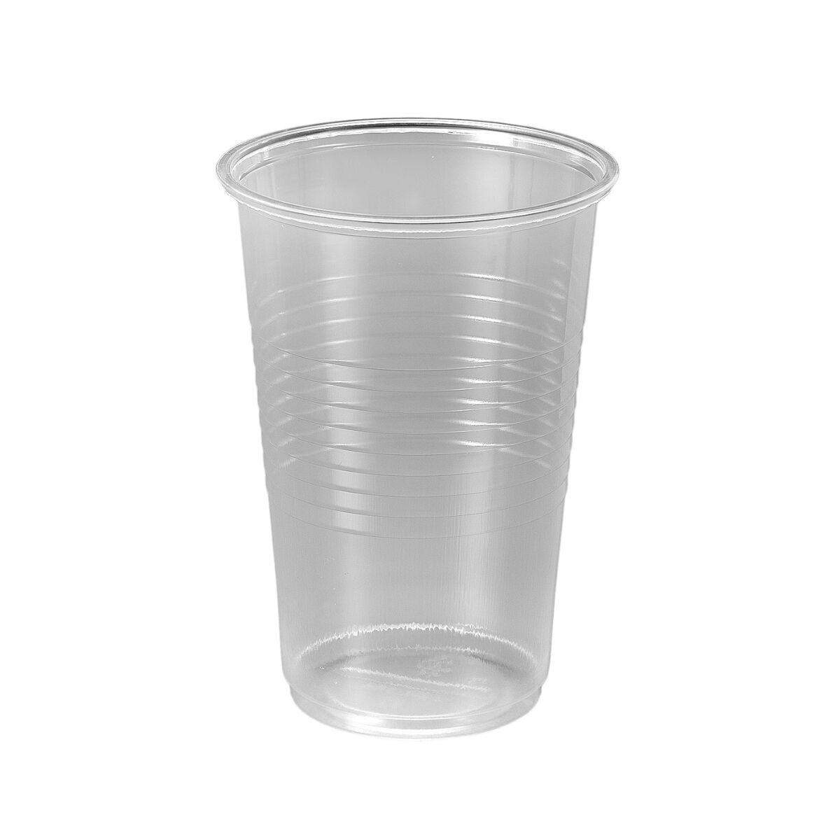 Disposable glass plastic glass transparent 50 pcs eStore