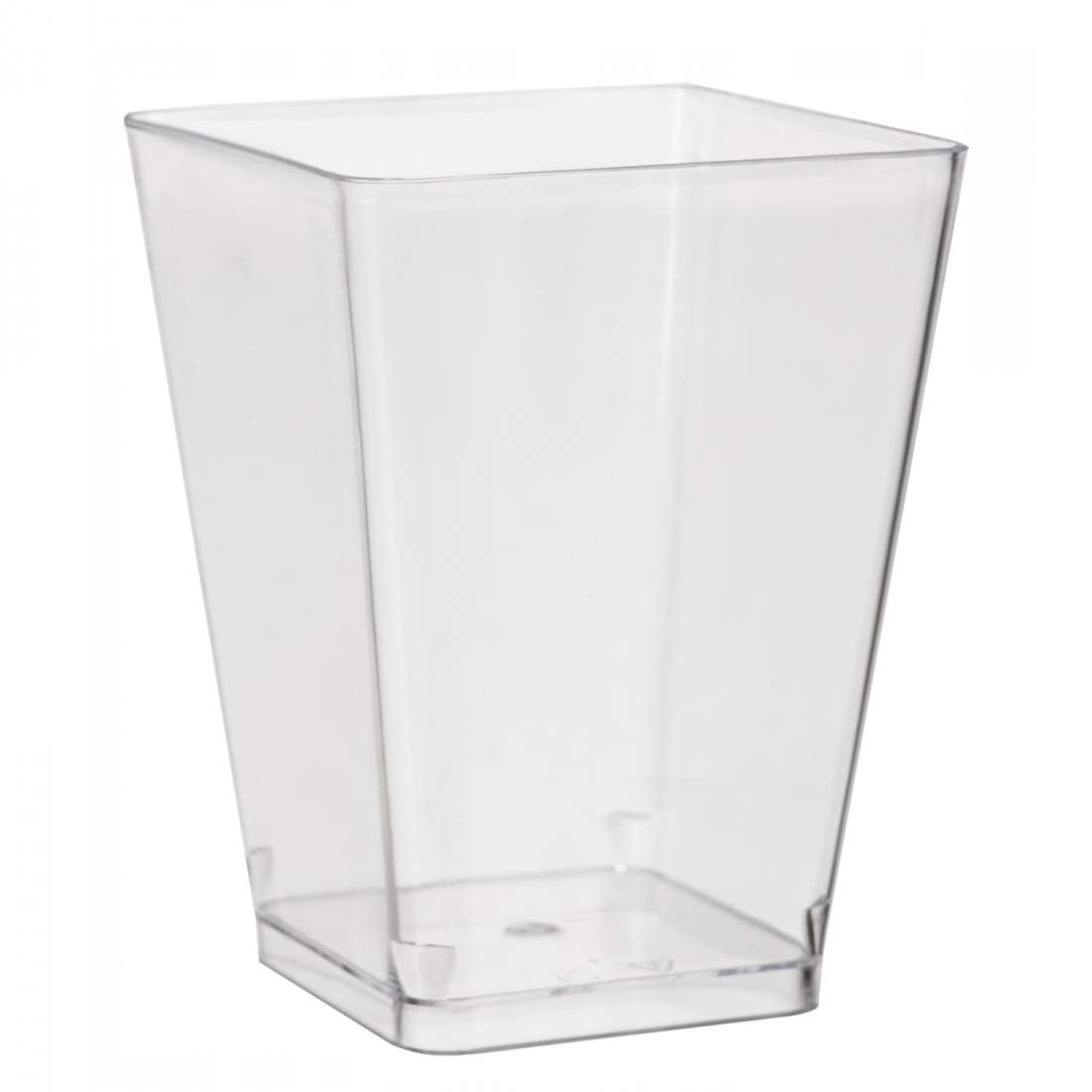 Fyrkantiga Plastbägare - 120 ml - 50 st | Hem & Hobby - Hem & Hushåll - Kök - Servering - Glas & Muggar | Pryloteket