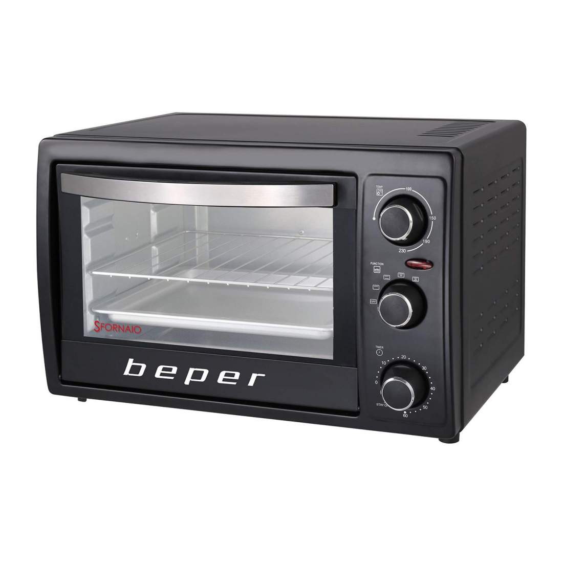 Produktfoto för Beper 90.884, Liten, Elektrisk ugn, 30 l, 1300 W, 30 l, 1300 W