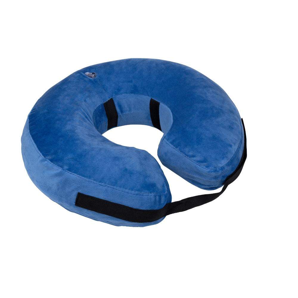 Oppustelig halskrave til kæledyr - Stor - blå