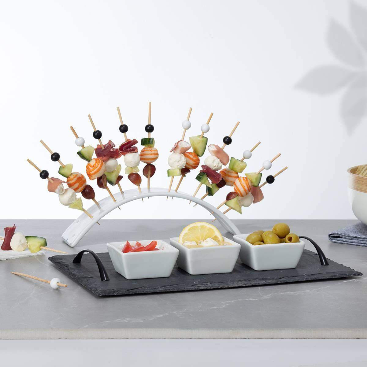 Serveringssæt - snacks og lette retter - 5 dele