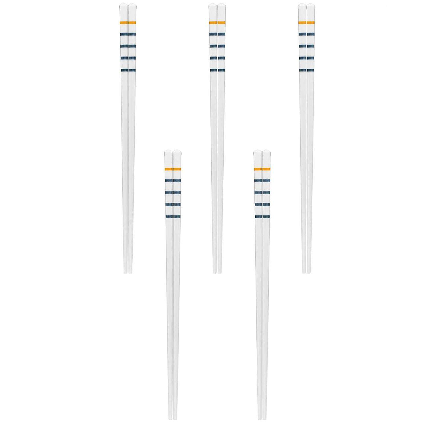 Spisepinde af porcelæn - luksuriøst design - 5 par