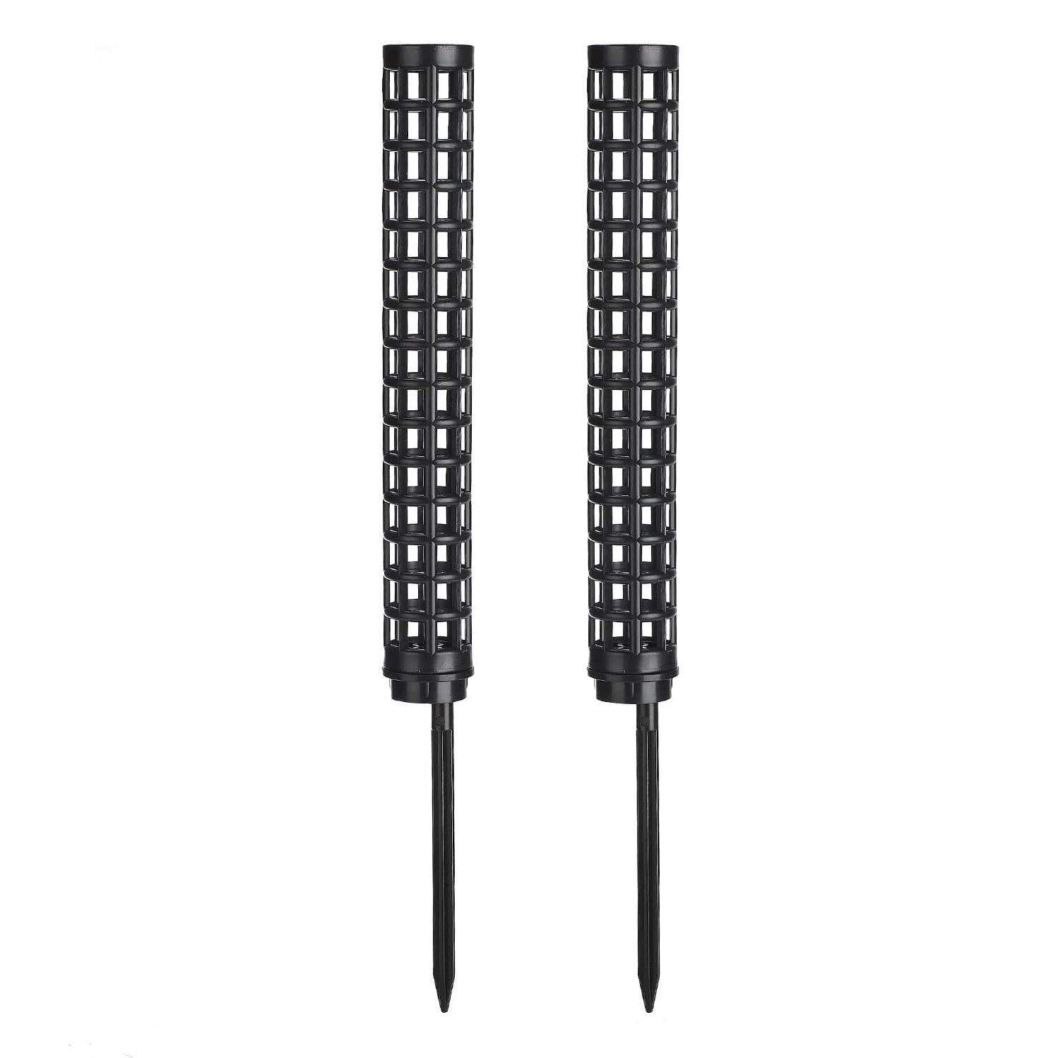 Plantestøtte med plads til jord - Sort