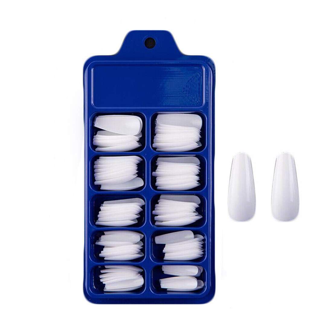 Vita Nageltippar - Akryl - 100 st | Hälsa & Skönhet - Nagelvård - Manikyr & Nagelvård | Pryloteket