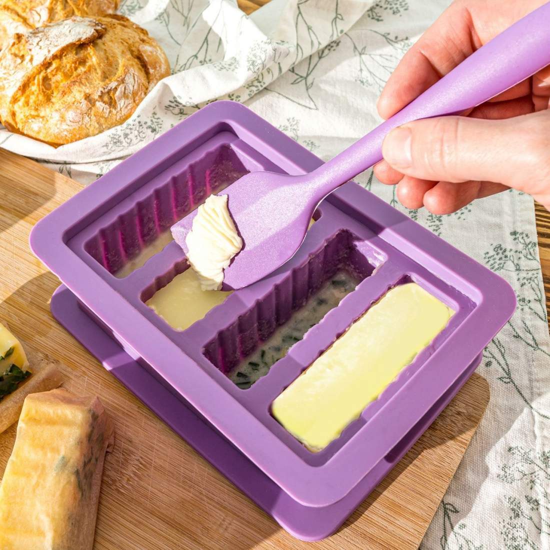 Multifunktionell Silikonform - Rektangel - Lila | Hem & Hobby - Hem & Hushåll - Kök - Köksredskap - Övriga Köksredskap | Pryloteket