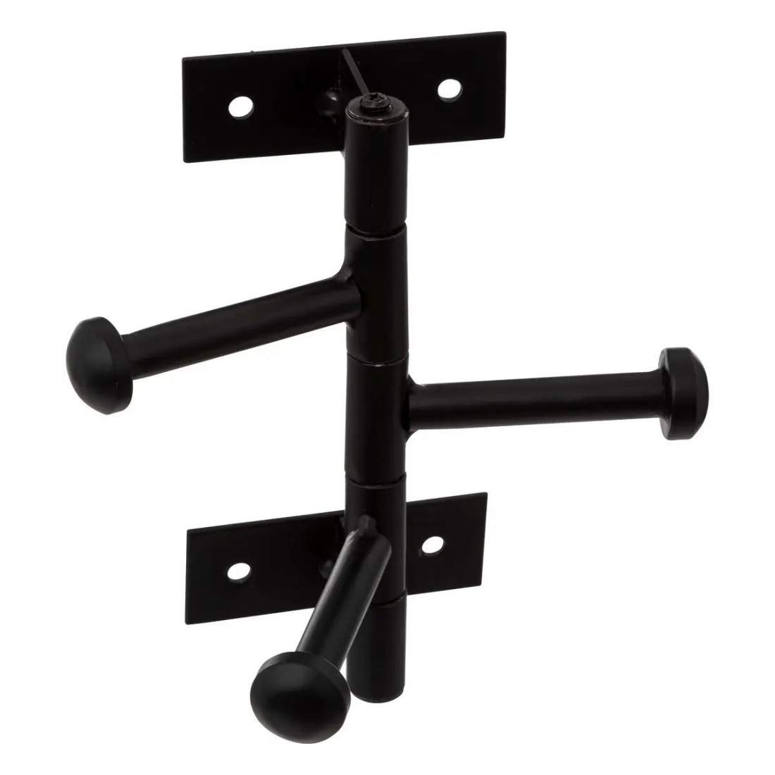 Vägghängd Klädhängare - Roterande Krokar - Svart | Hem & Hobby - Hem & Hushåll - Förvaring & Organisering - Klädkrokar & Klädhängare | Pryloteket