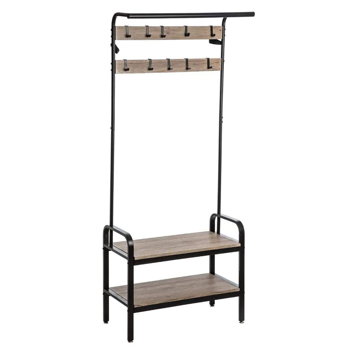 Snygg Hallmöbel - Brun och Svart | Hem & Hobby - Hem & Hushåll - Förvaring & Organisering - Skohylla | Pryloteket