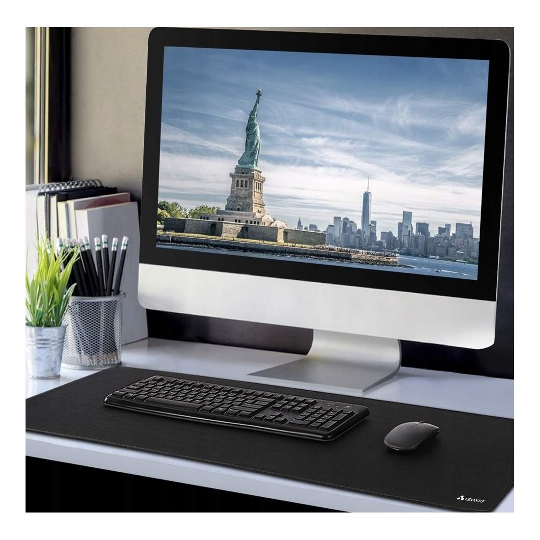 Stort Underlägg för Mus och Tangentbord - Svart | Elektronik - Datortillbehör - Musmattor | Pryloteket