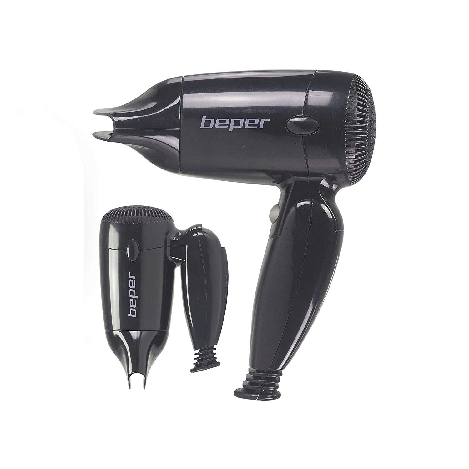 Rejse hårtørrer - Sort - 1200W