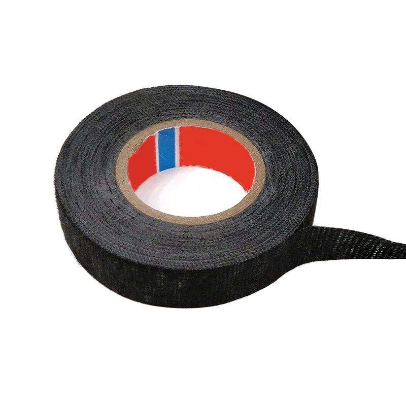 Kabeltape - 15 m - sort