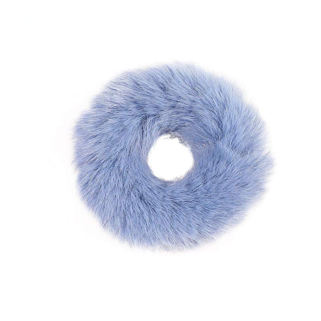 Fluffiga Scrunchies - Blå - 5 st | Hälsa & Skönhet - Hårvård & Styling - Hårsnoddar & Hårspänne | Pryloteket