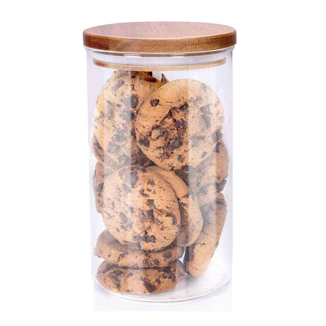 Glasburk med Trälock - 950 ml | Hem & Hobby - Hem & Hushåll - Kök - Köksredskap - Övriga Köksredskap | Pryloteket