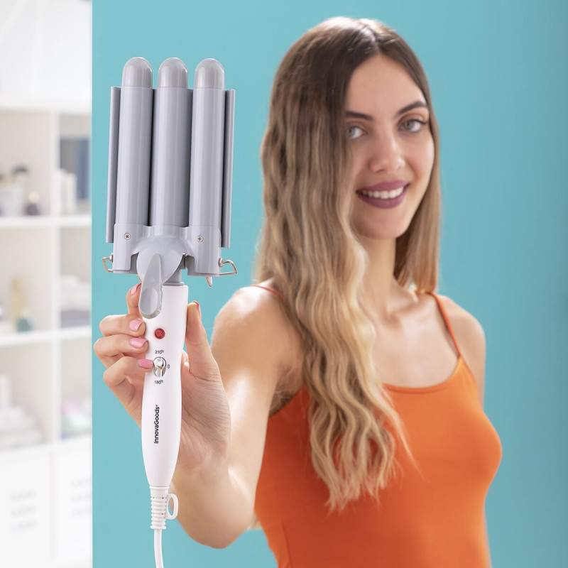 Triple Waving pihdit - keraaminen kiharrin - 100 W