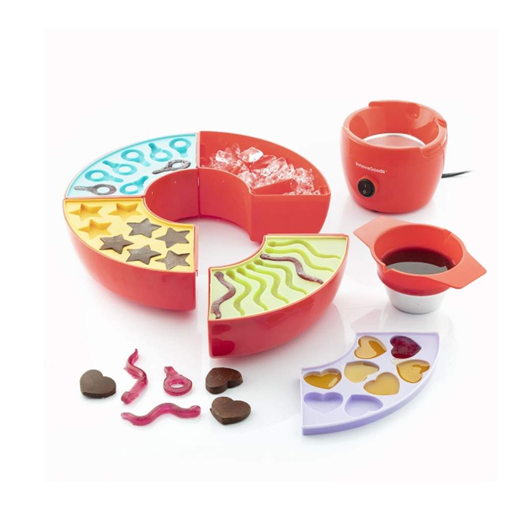 Maskine til gelébønner og chokolade-2-i-1