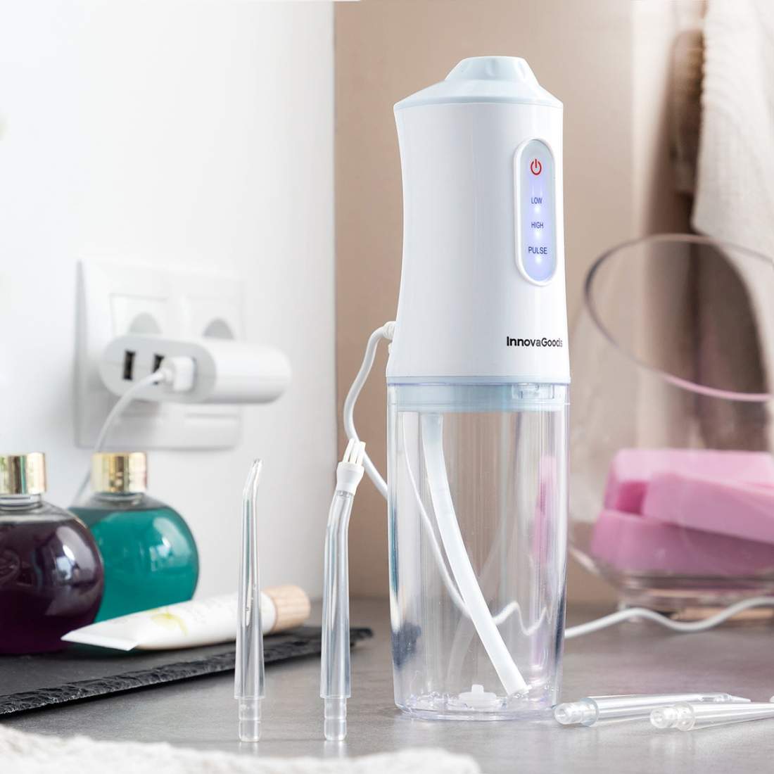 Elektrisk Munsköljare - Batteridriven - 2 000 mAh | Hem & Hobby - Hem & Hushåll - Badrum - Övrigt | Pryloteket