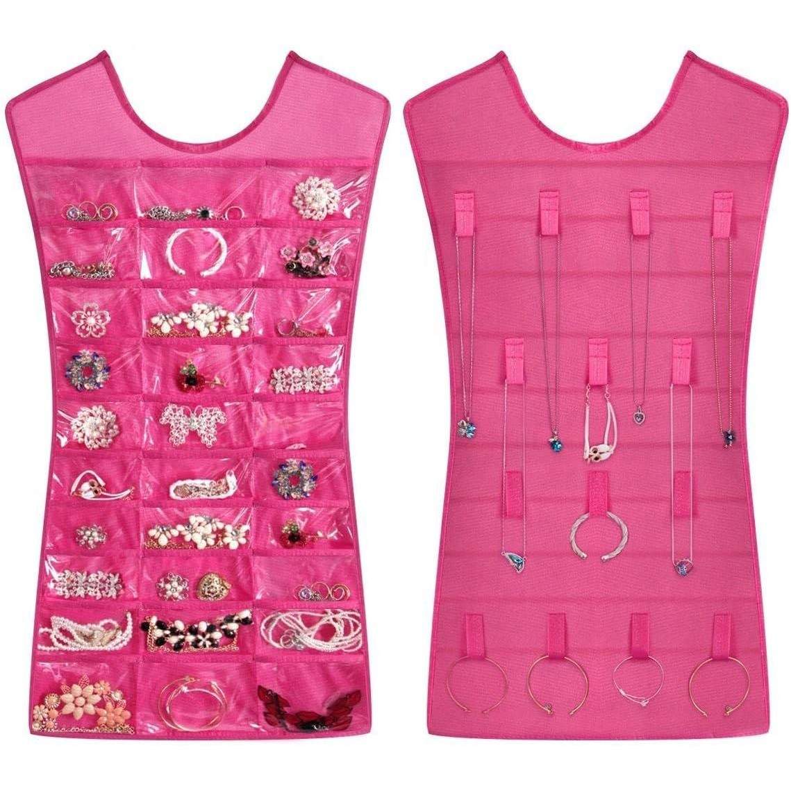 Hängande Smyckesförvaring - Rosa | Hem & Hobby - Hem & Hushåll - Förvaring & Organisering | Pryloteket