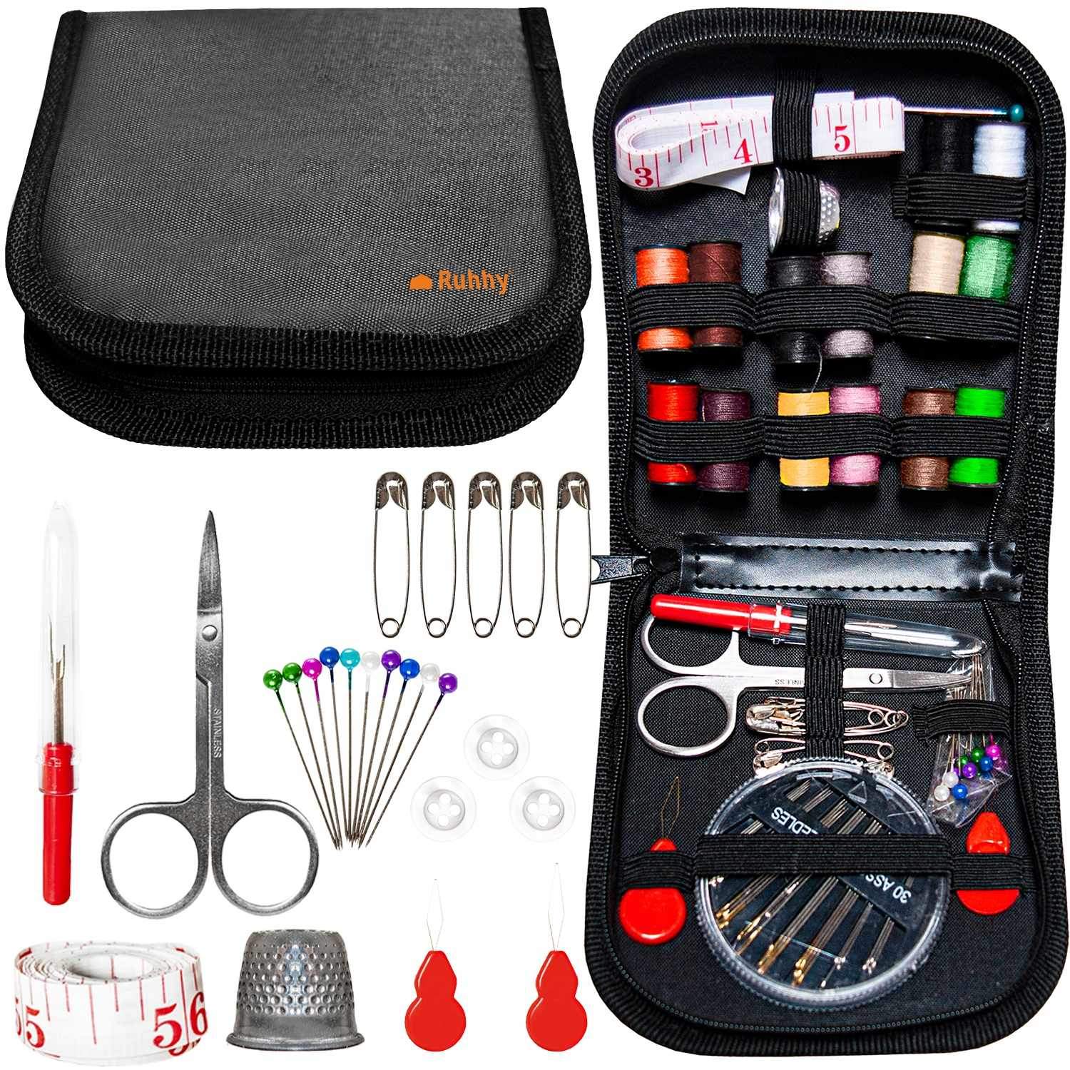 Syersæt med 70 dele Alt hvad du behøver til håndarbejde