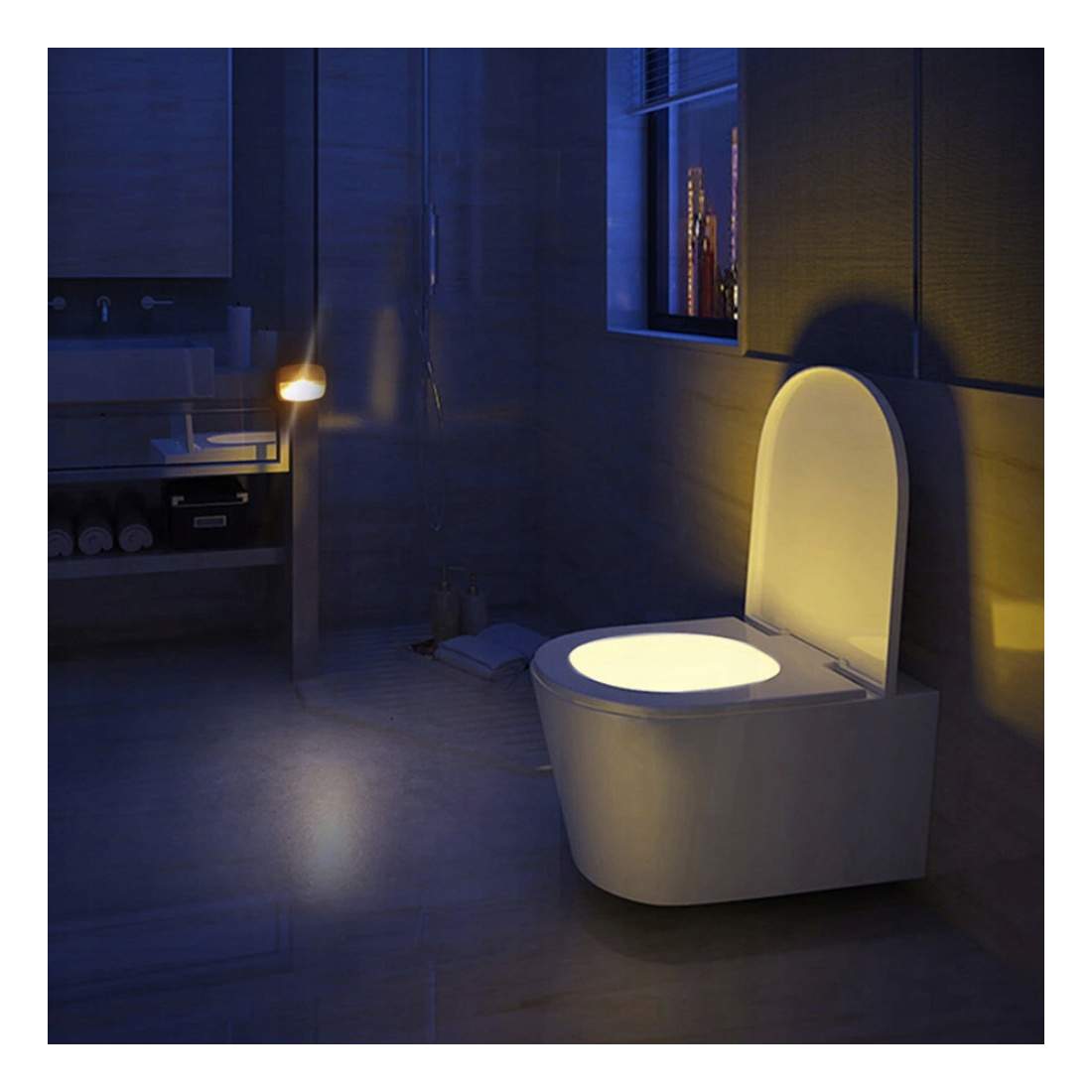 Trådlös Lampa med Rörelsesensor - LED | Hem & Hobby - Hem & Hushåll - Hemsäkerhet - Övervakningskameror | Pryloteket