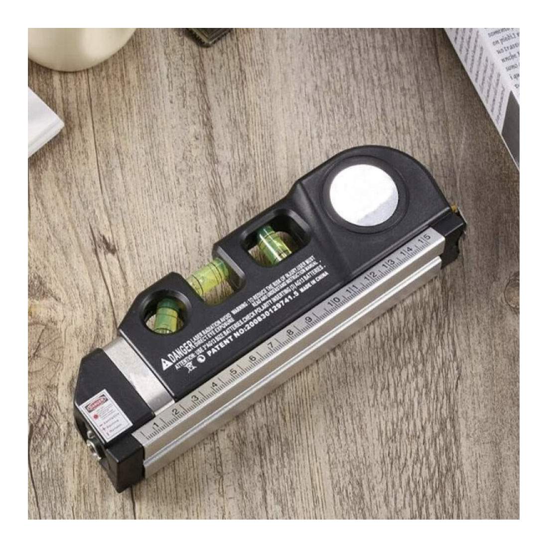 Laservattenpass med Måttband - 250 cm | Hem & Hobby - Hem & Hushåll - Bygg - Mätinstrument & Verktyg - Övriga Mätinstrument & Verktyg | Pryloteket