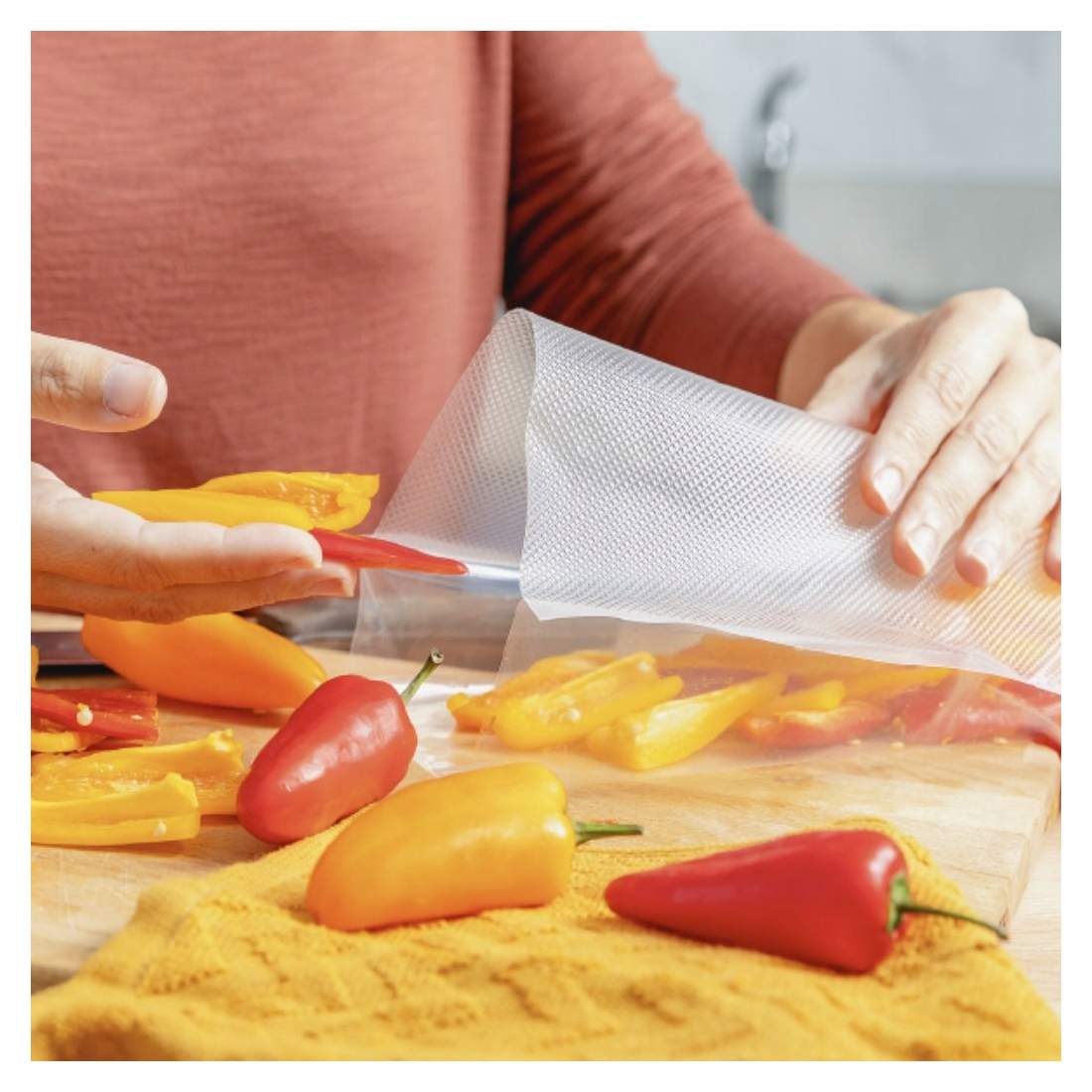 Vakuumpåsar för Livsmedel - 20 x 30 cm - 50 st | Hem & Hobby - Hem & Hushåll - Kök - Köksredskap - Övriga Köksredskap | Pryloteket