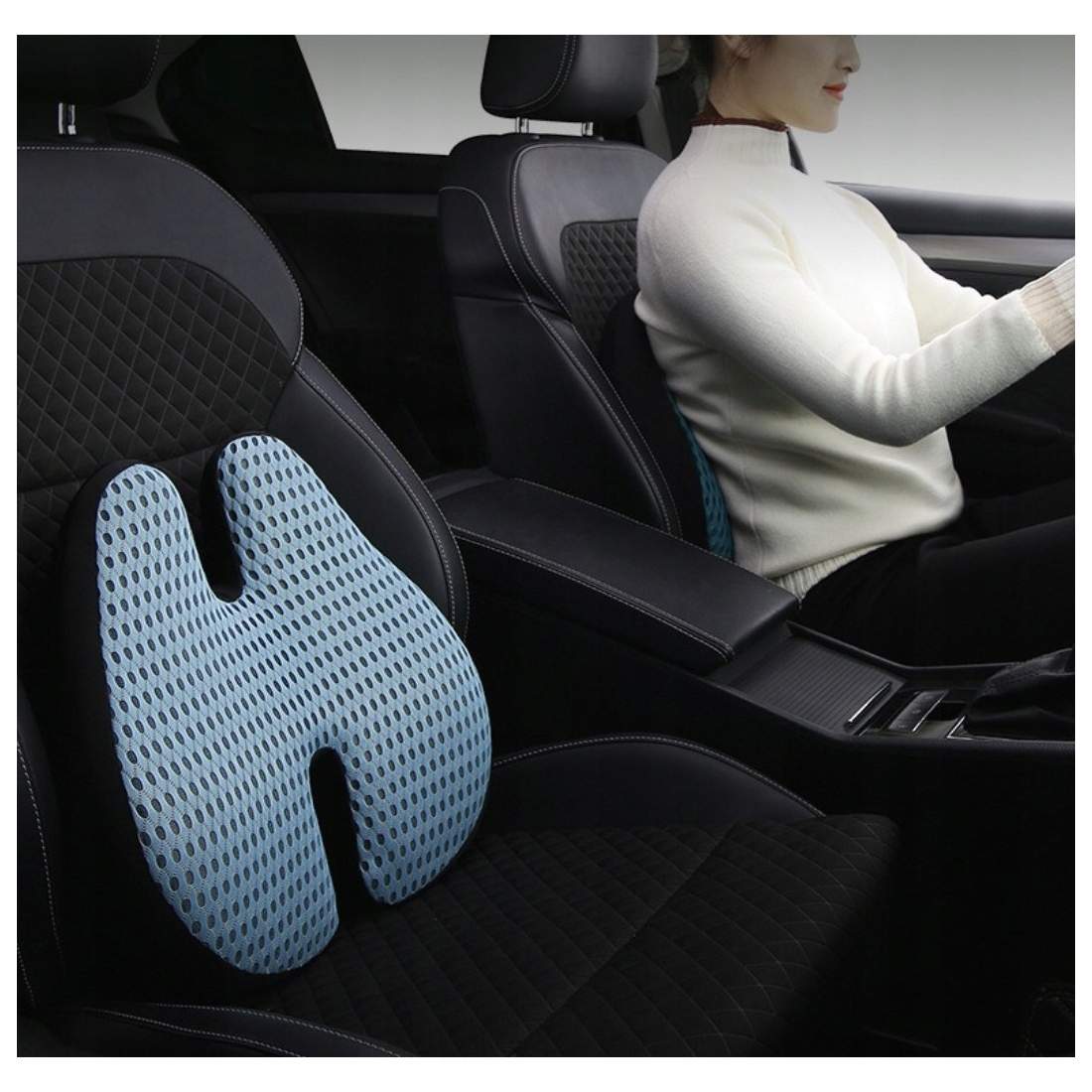 Ergonomisk Ländryggskudde för Bil - Memoryskum | Elektronik - Biltillbehör - Övrigt | Pryloteket
