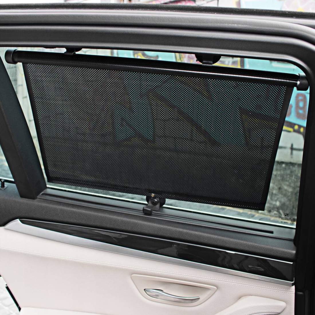 Solskydd för Bilrutor - PVC - Svart - 2 st | Elektronik - Biltillbehör - Övrigt | Pryloteket