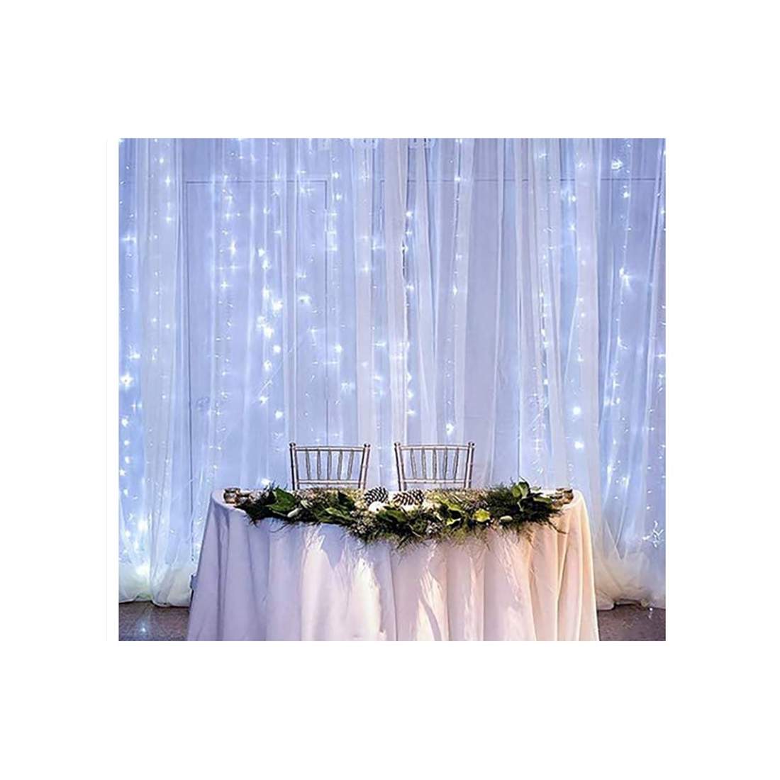 Ljusridå - Kallvitt Ljus - LED | Hem & Hobby - Hem & Hushåll - Lampor & Belysning - Ljusslingor | Pryloteket