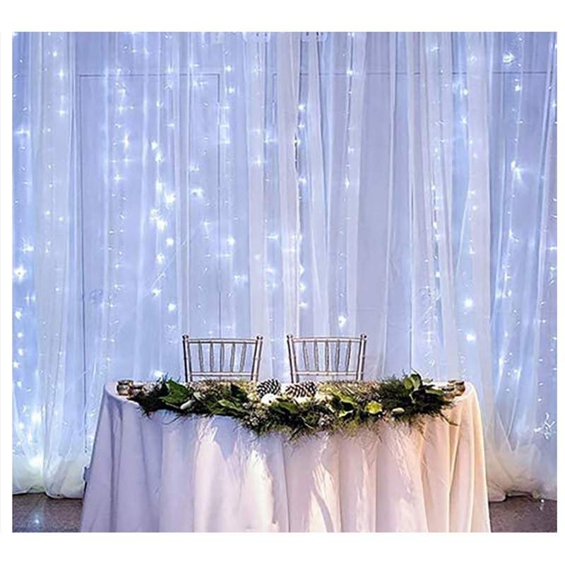 Lysgardin - koldt hvidt lys - LED