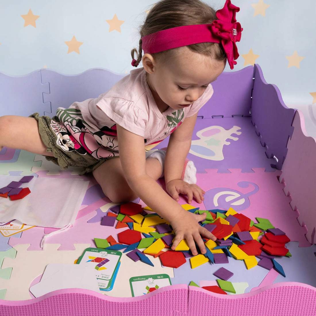 Pedagogiskt Pussel - Geometriska Former | Leksaker & Spel - Leksaker - Pussel - Under 500-bitars Pussel | Pryloteket