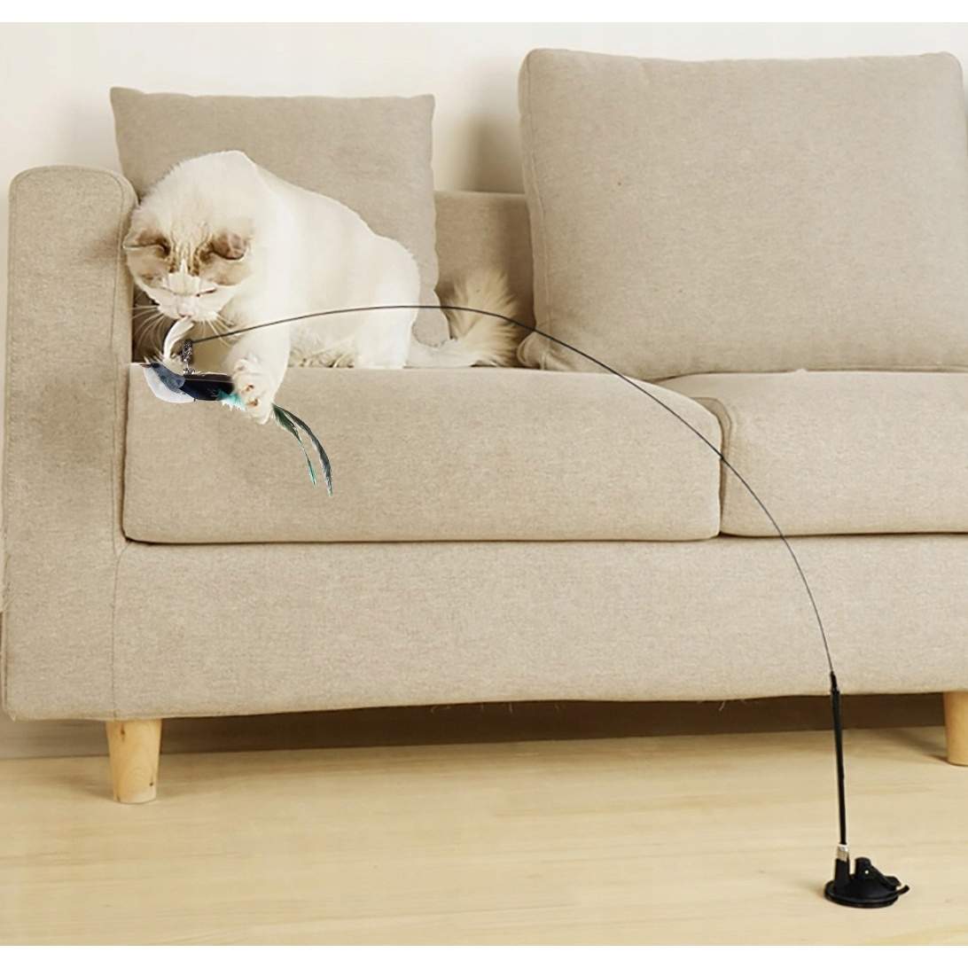 Stimulerende kattelegetøj - fugl