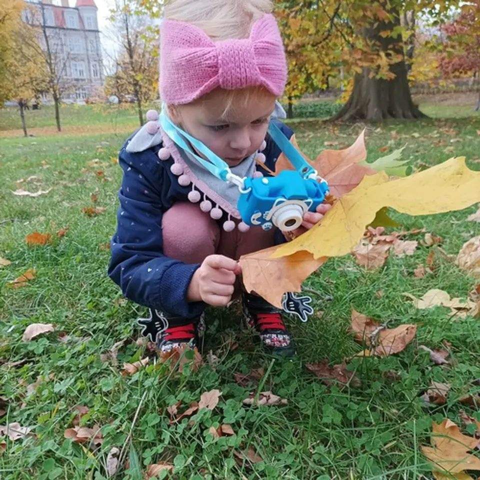 Digital camera for kids - with games - blue