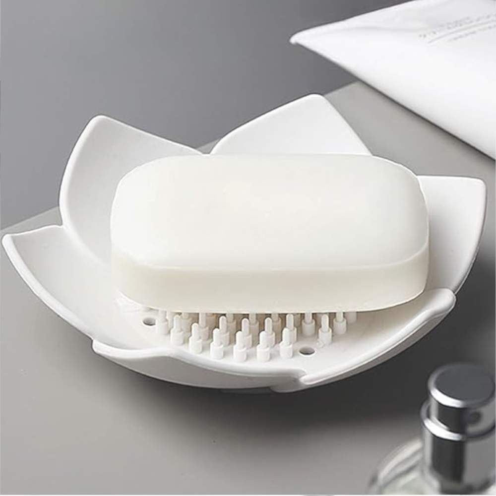 Sæbekop - lotusblomst - hvid