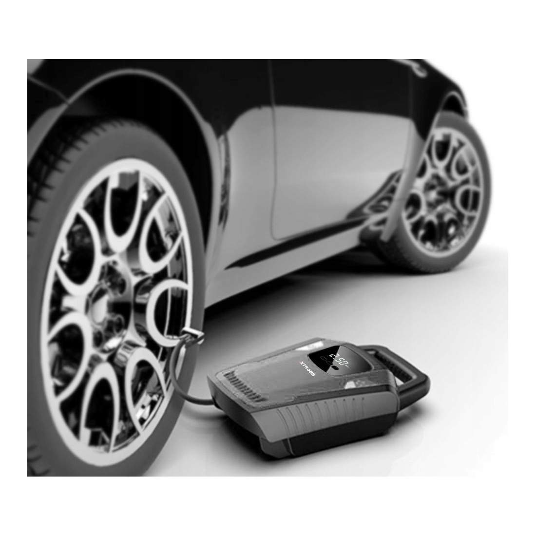 Bilkompressor 12V - Luftpump | Elektronik - Biltillbehör - Bilsystem - Däcktillbehör | Pryloteket