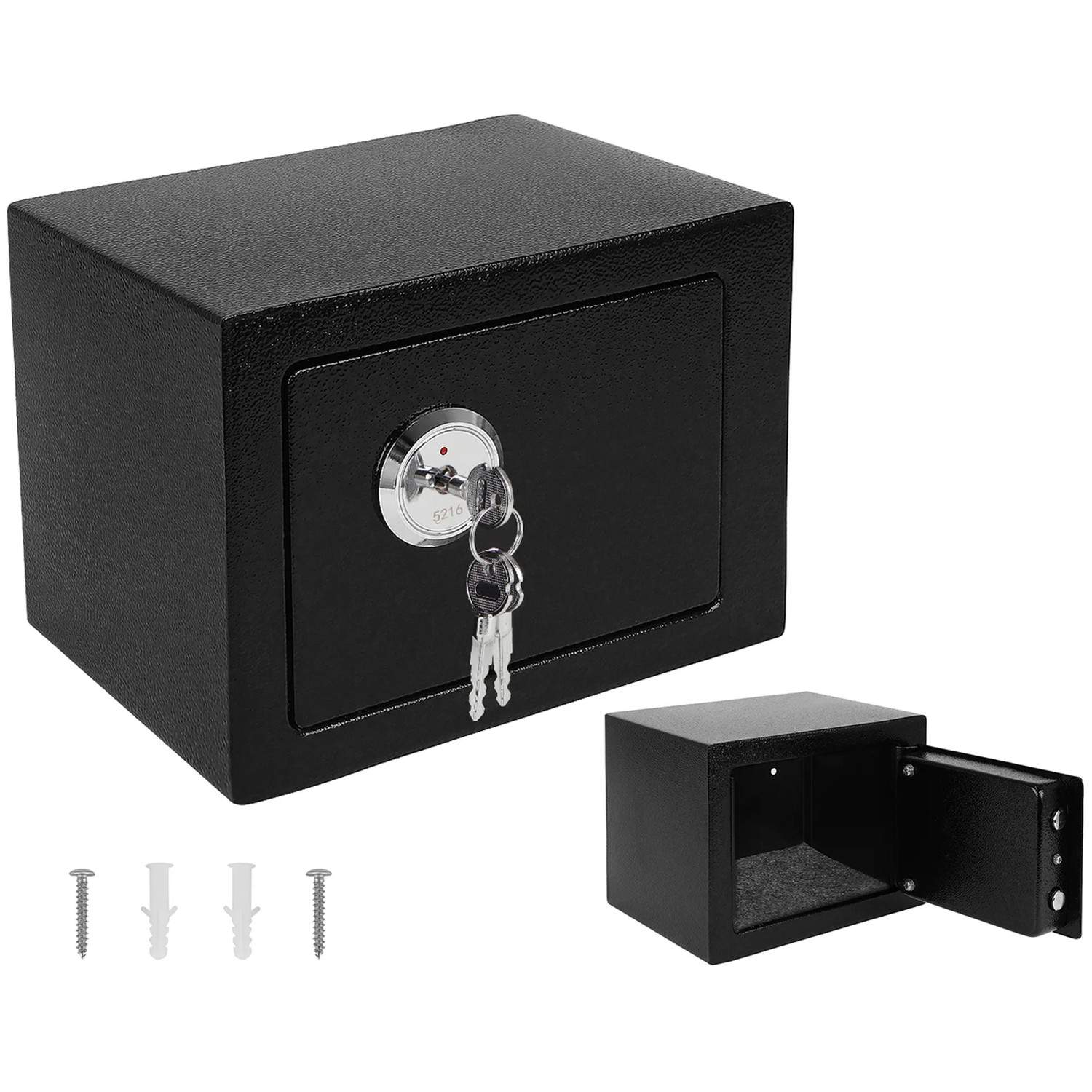 Kassakaappi 3 avaimella - 17 x 23 x 17 cm