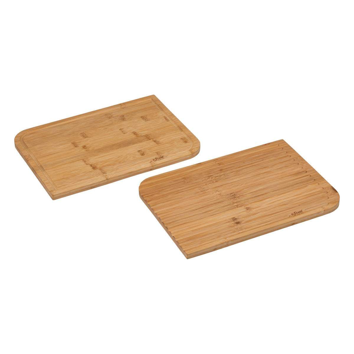 2 Skærebrætter - Bambus - 35 x 25 x 3 cm