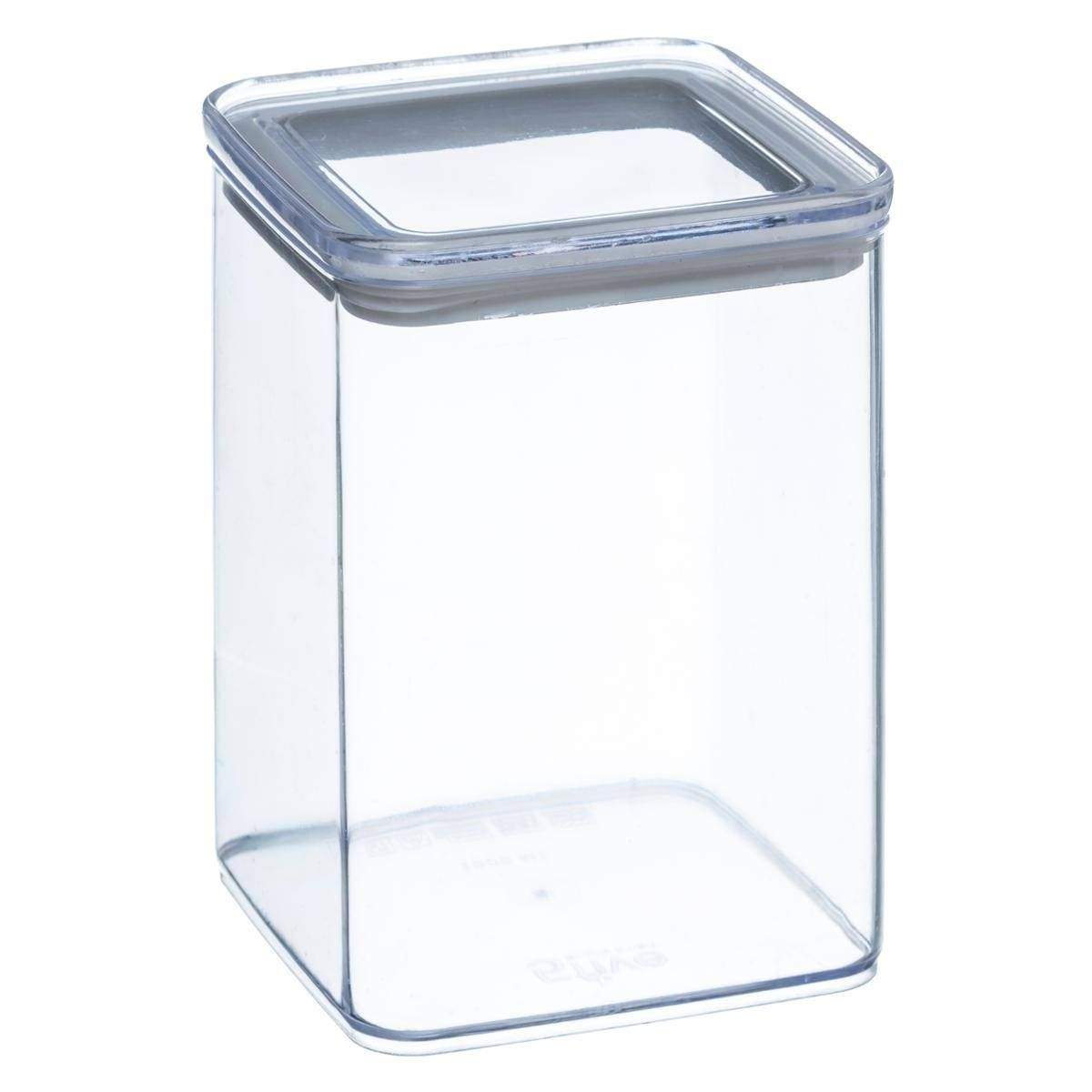 Madopbevaring (8 størrelser) Transparent Plast 10,5cm x 10,5cm x 14cm - Transparent - 10,5cm x 10,5cm x 14cm - Fernanda