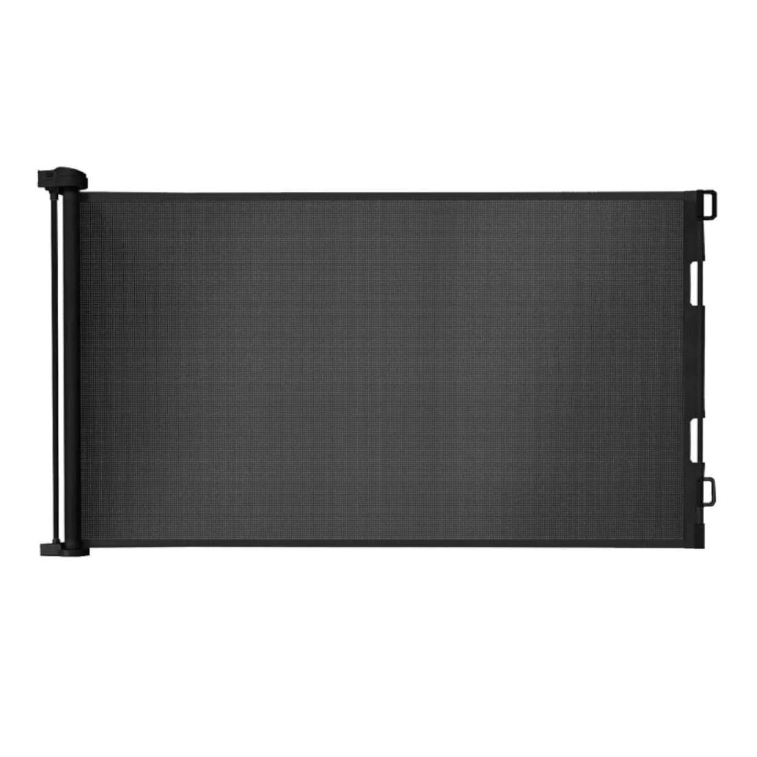 Rullgardinsgrind / Hundgrind, Säkerhetsgrind 160 cm - Svart