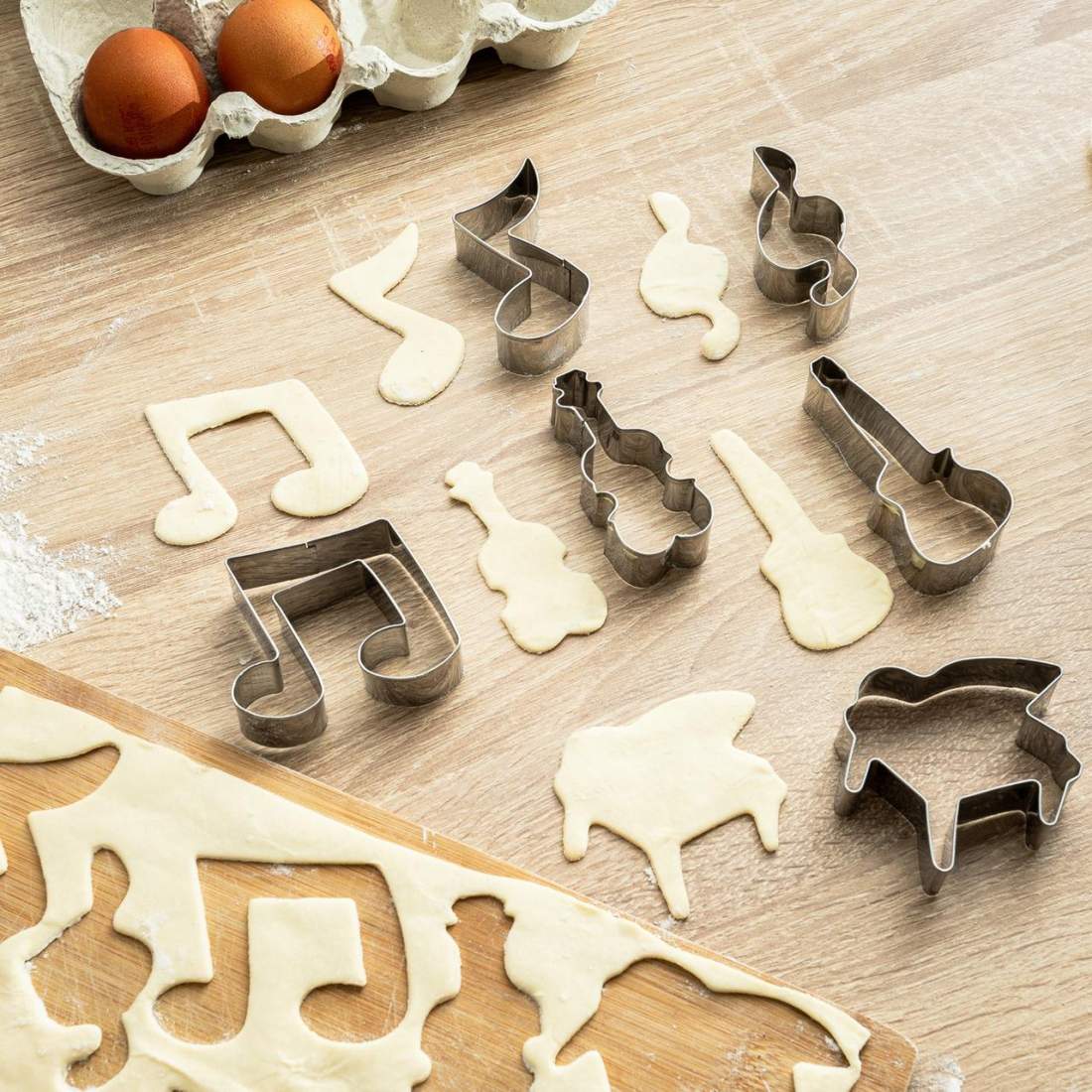 Musiktema Kakformar 6-Pack | Hem & Hobby - Hem & Hushåll - Kök - Köksredskap - Övriga Köksredskap | Pryloteket