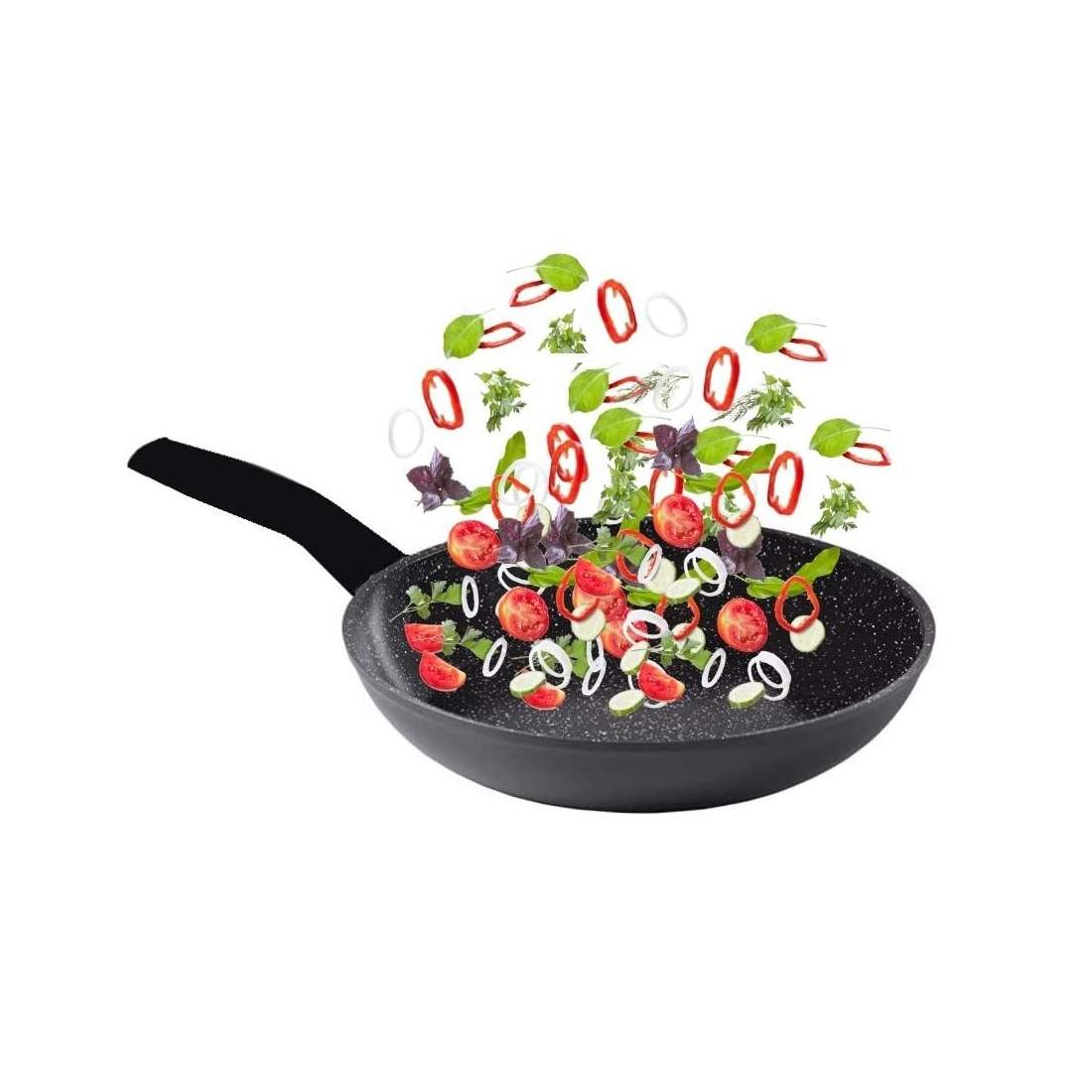 Stekpanna 28 cm med Marmoryta - Induktion | Hem & Hobby - Hem & Hushåll - Kök - Köksredskap - Kokkärl | Pryloteket